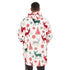 Snuggs Blanket Hoodie White Deer Christmas